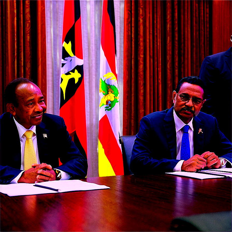 President In Cabinet Meeting Png Ibx