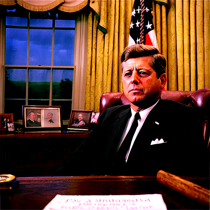 President Kennedy Oval Office Png Fbg