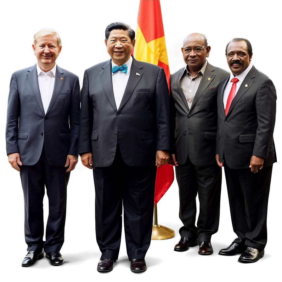 President With World Leaders Png Oif