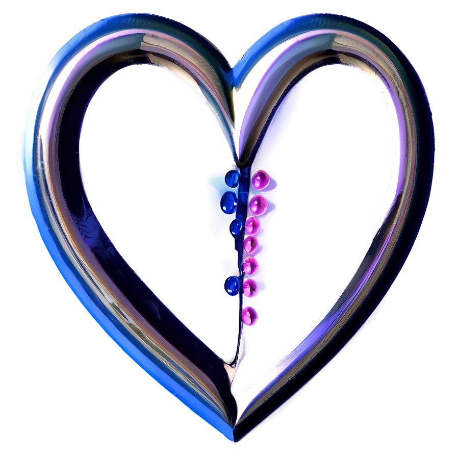 Pretty Heart Artwork Png 24