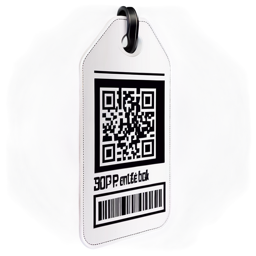 Price Tag With Qr Code Png Cmv40