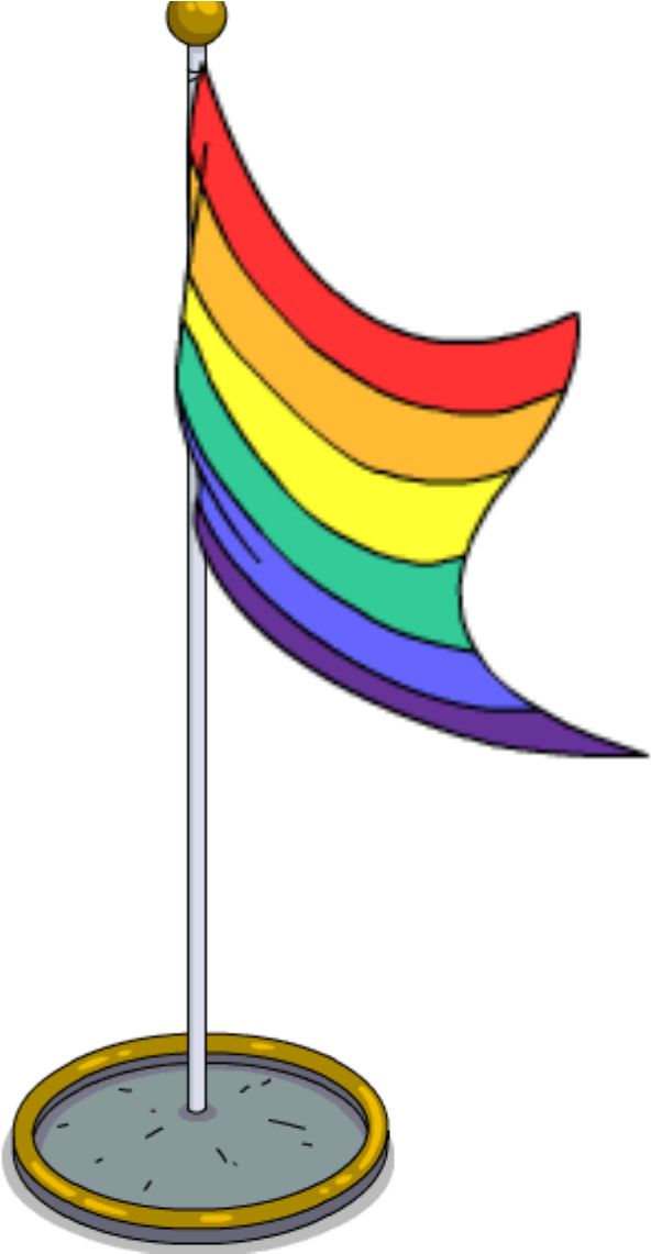 Pride Flagon Stand Illustration