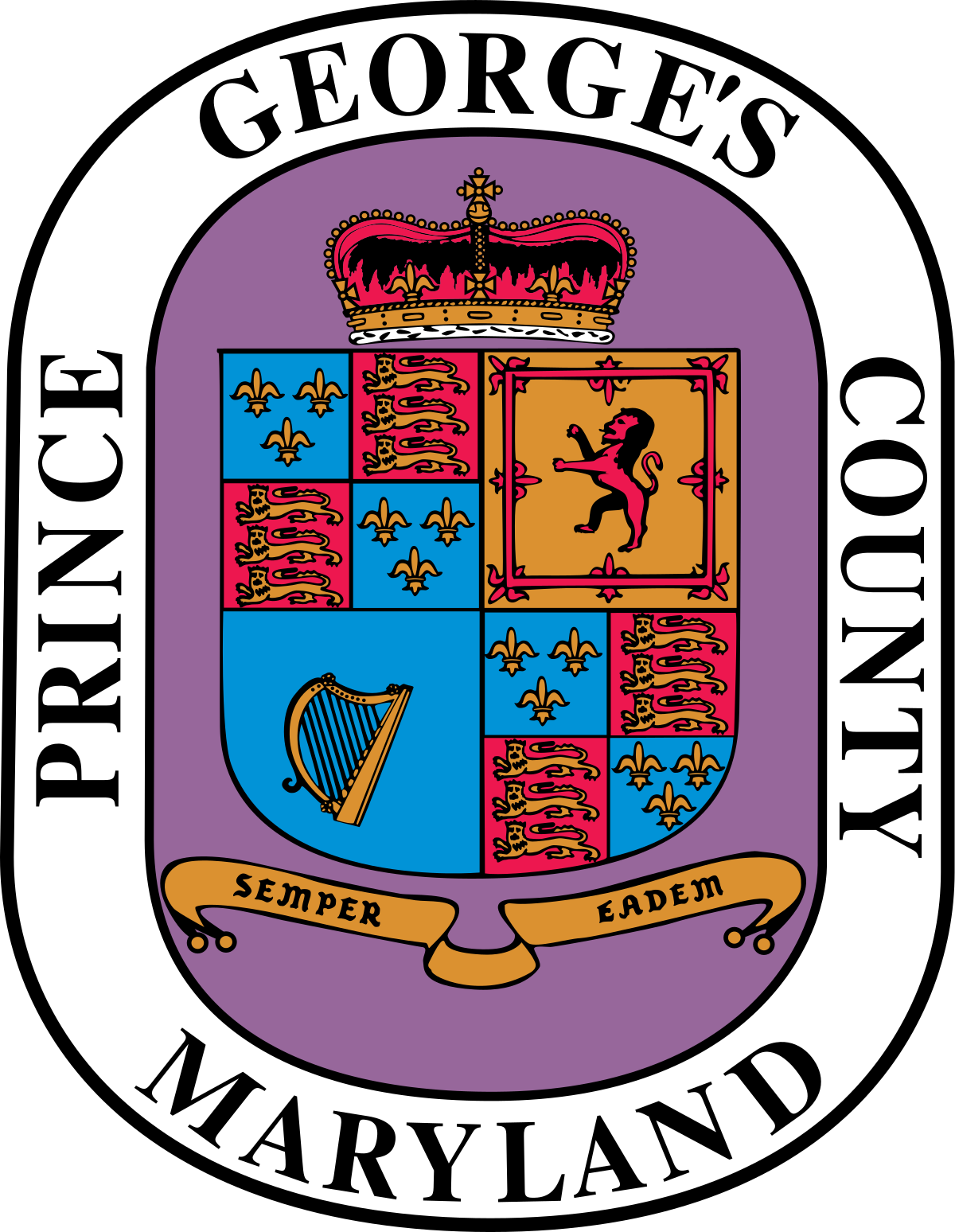 Prince Georges County Maryland Seal