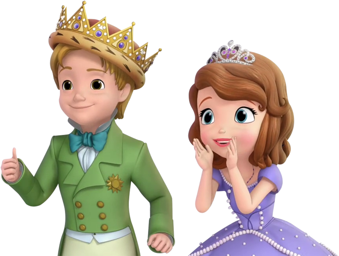 Princeand Princess Cartoon Characters