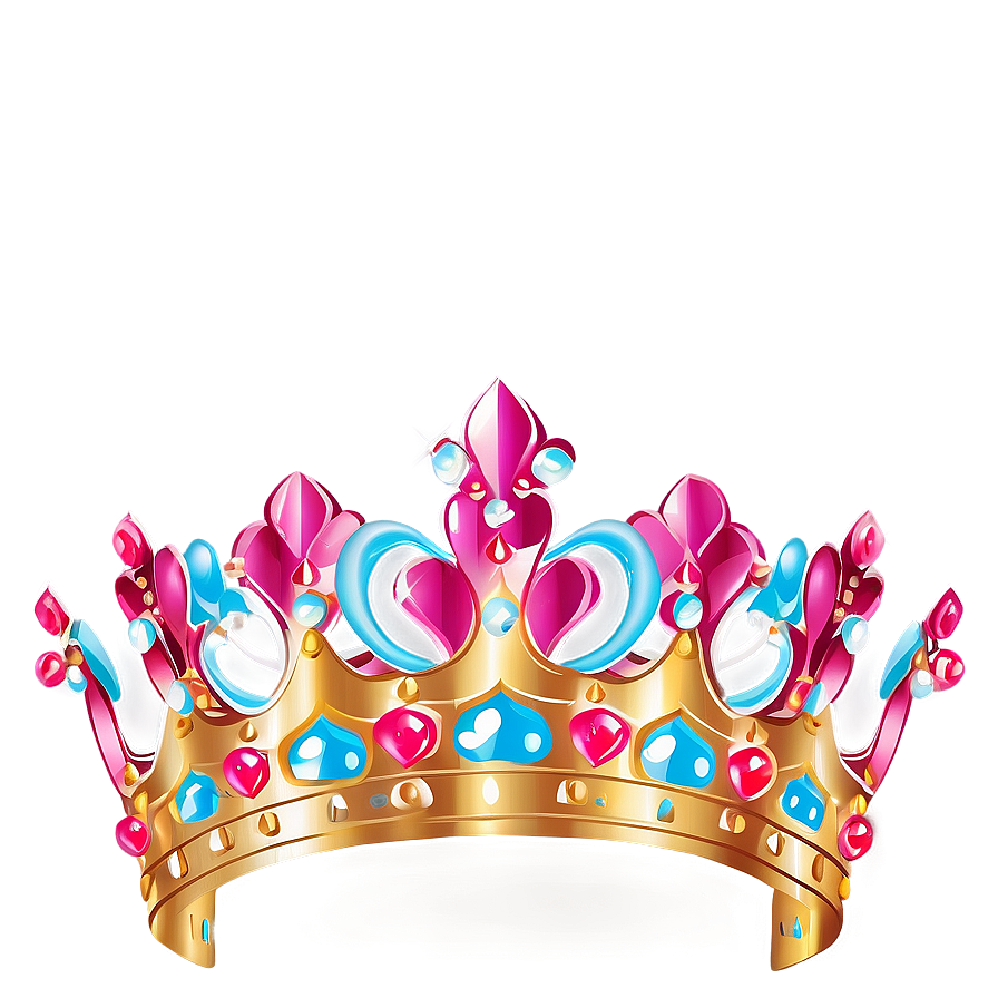 Princess Crown For Cake Topper Png 05252024