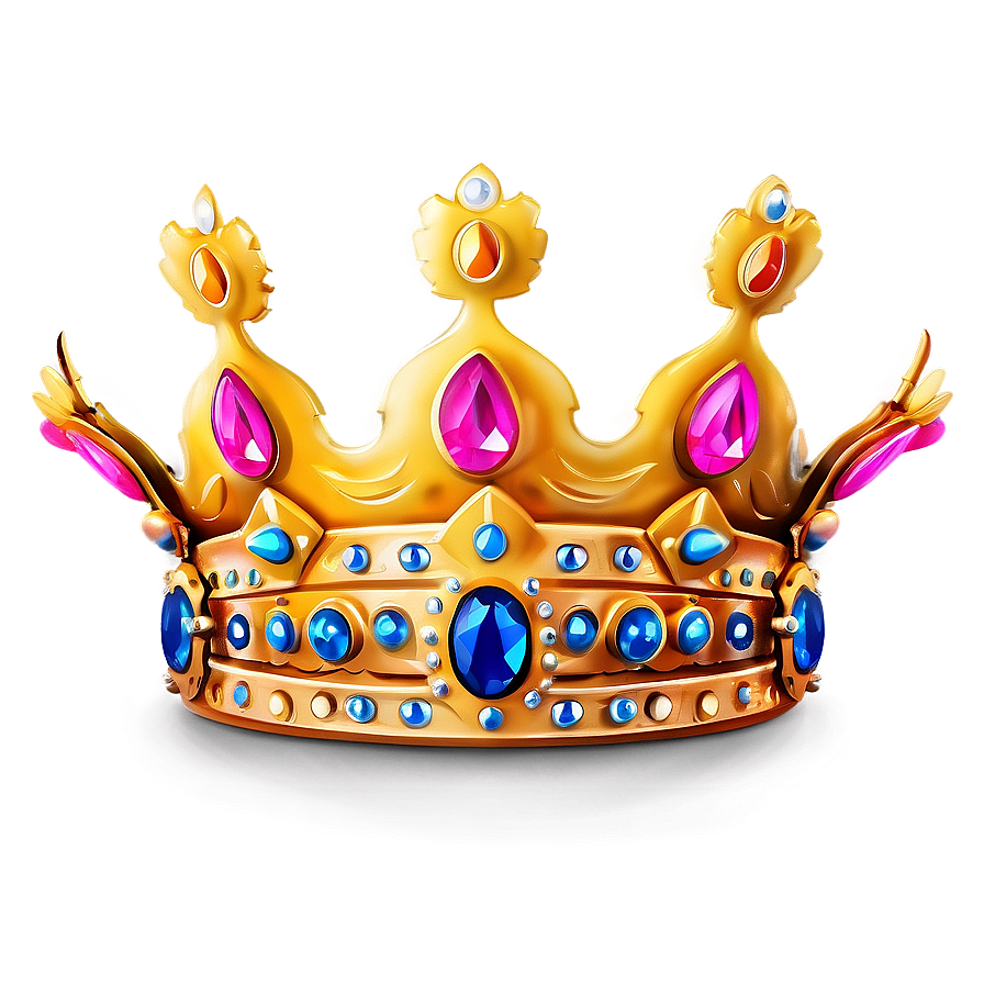 Princess Crown With Feathers Png 05252024