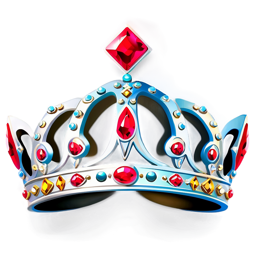 Princess Crown With Gems Png Udq