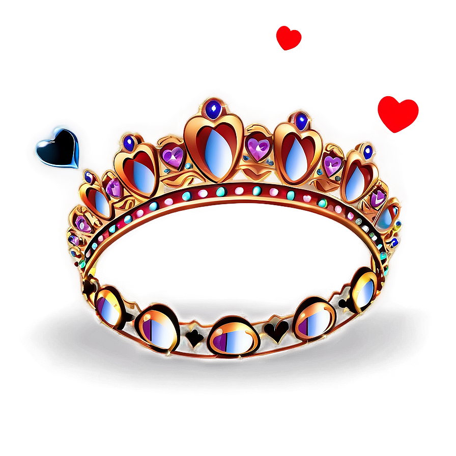 Princess Crown With Hearts Png Ykk