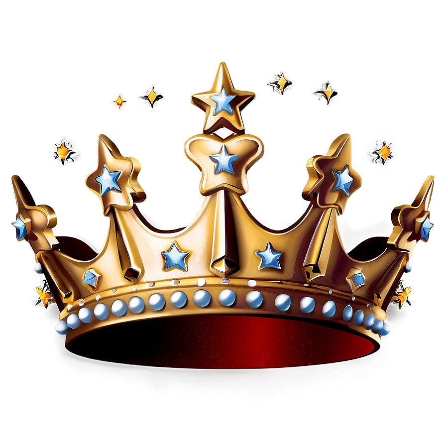 Princess Crown With Stars Png 05252024