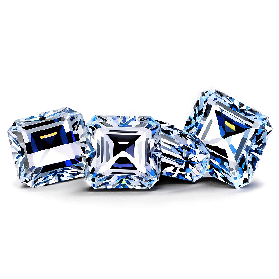 Princess Cut Diamonds Png 05242024