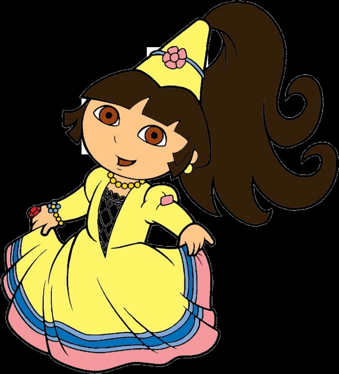 Princess Dora Cartoon Character