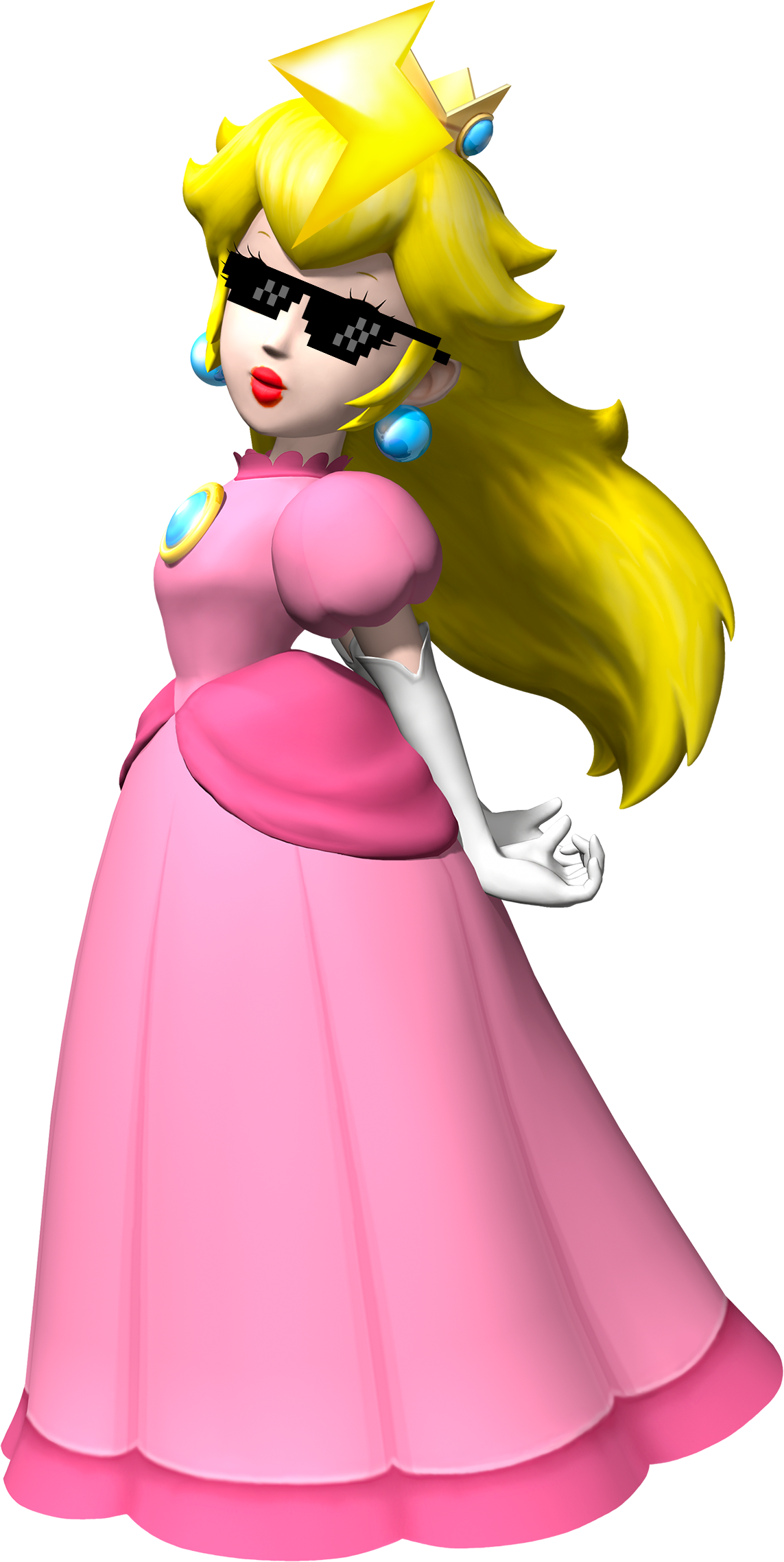 Princess Peach Stylish Pose.png