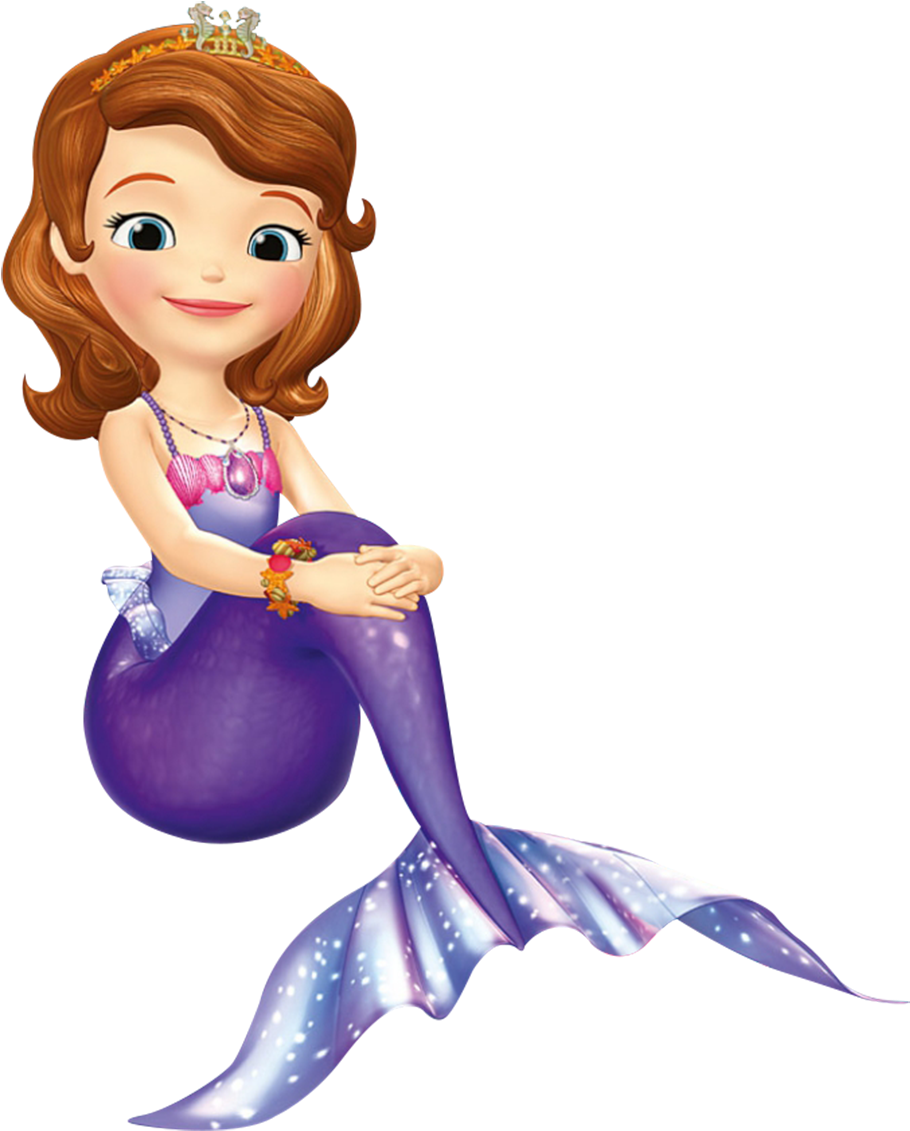 Princess Sofia Mermaid Illustration