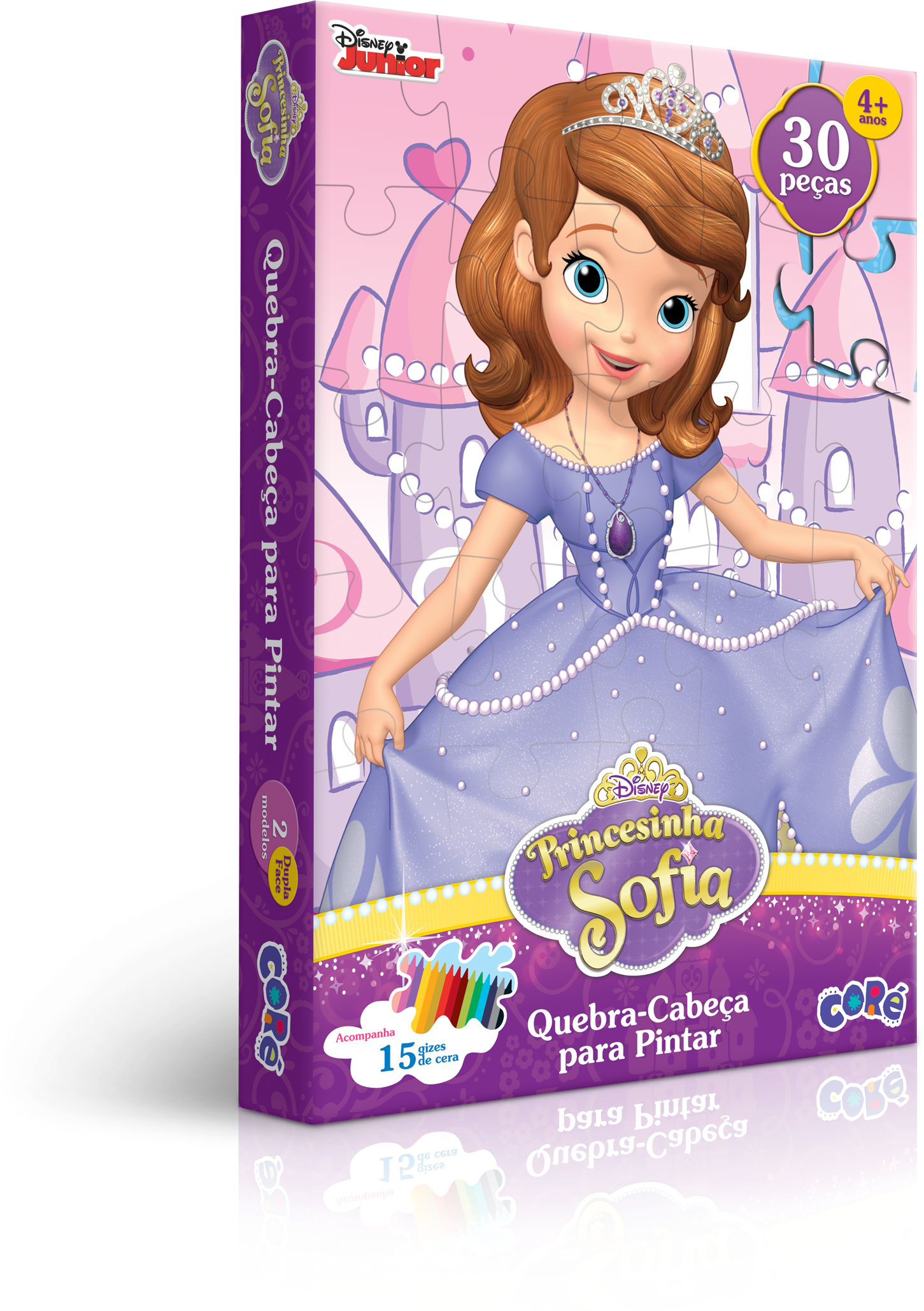 Princess Sofia Puzzle Coloring Box