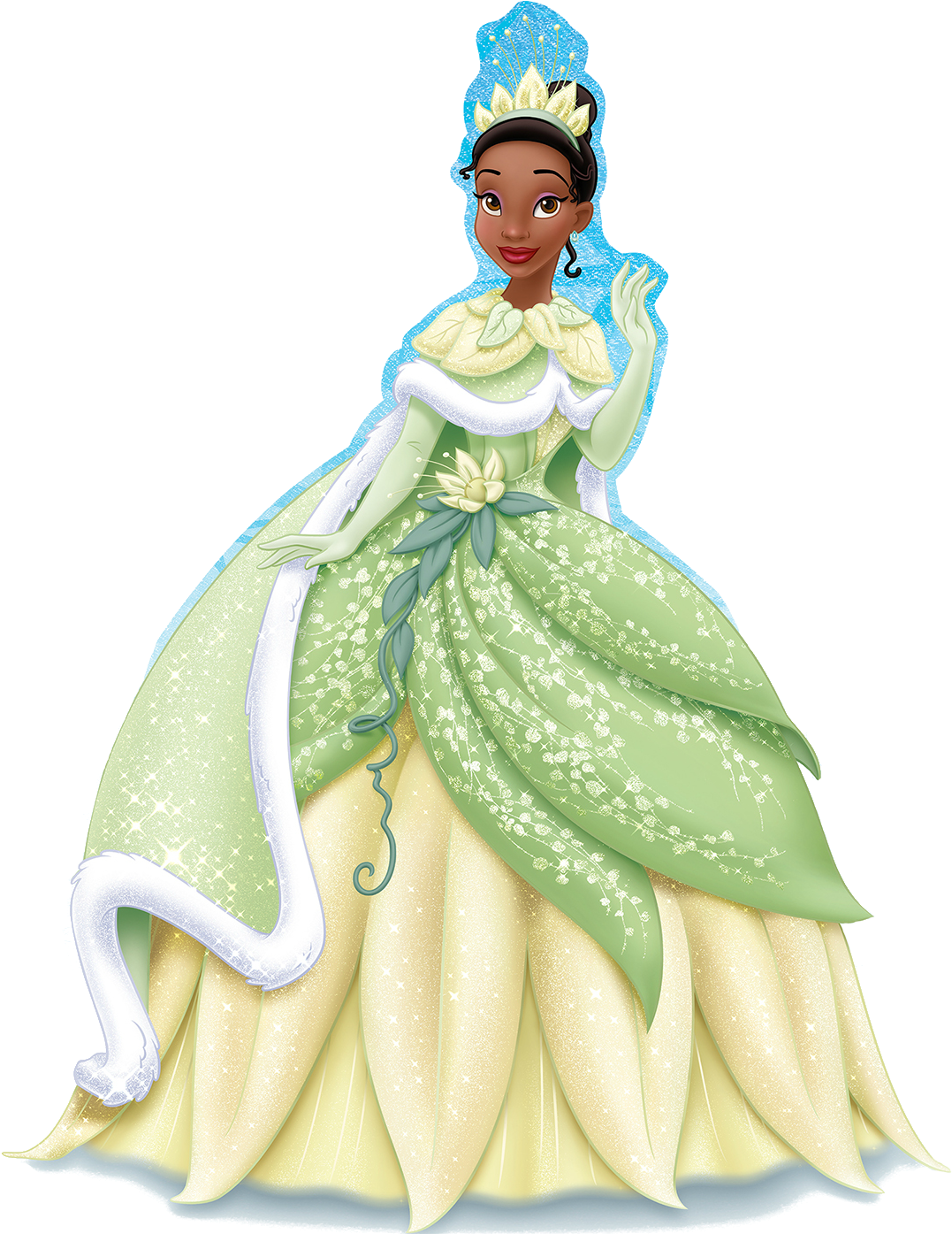 Princess Tiana Elegant Gown