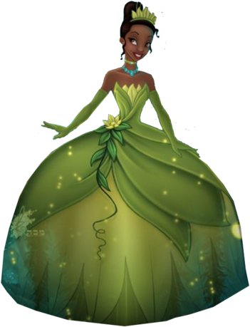 Princess Tiana Elegant Gown