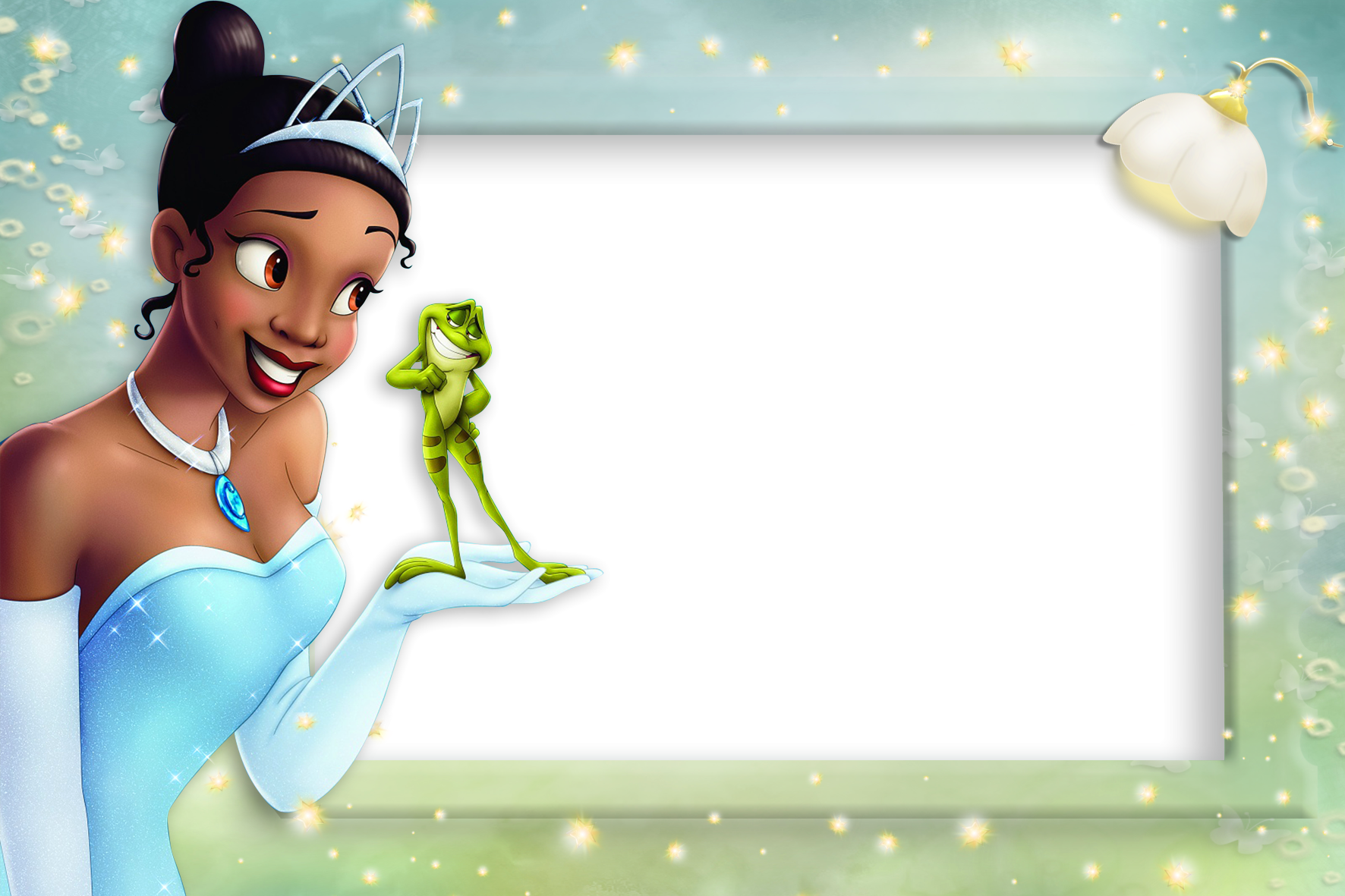 Princess Tianaand Frog Friend