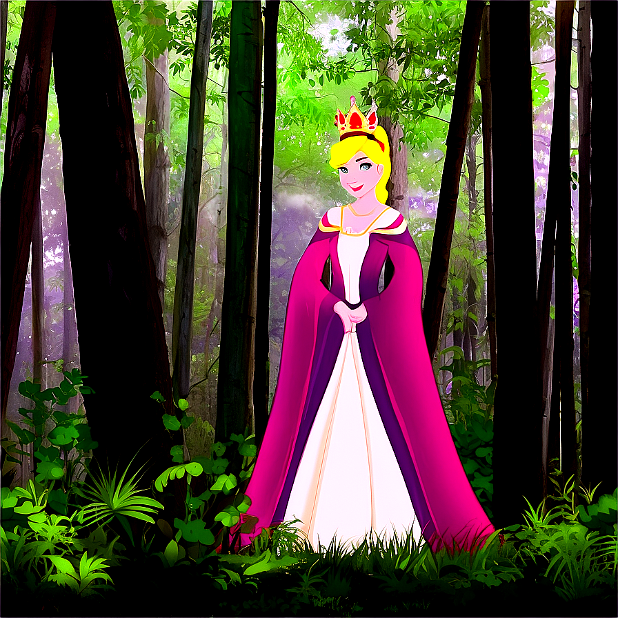 Princesses In The Forest Png Tnd30