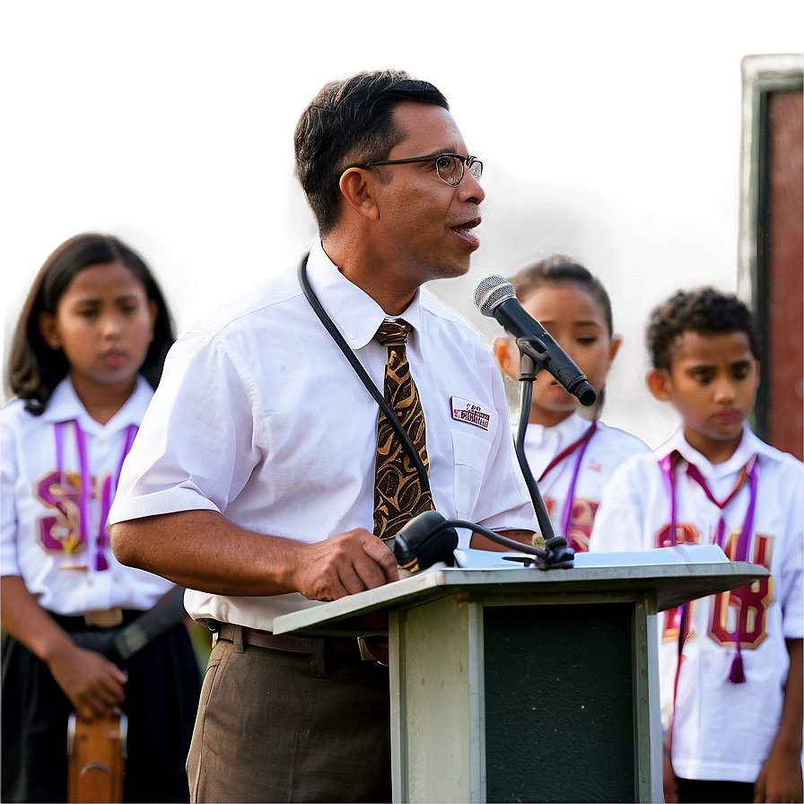 Principal Giving Speech Png Yoy8