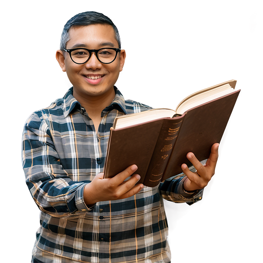 Principal With Book Png Lts35