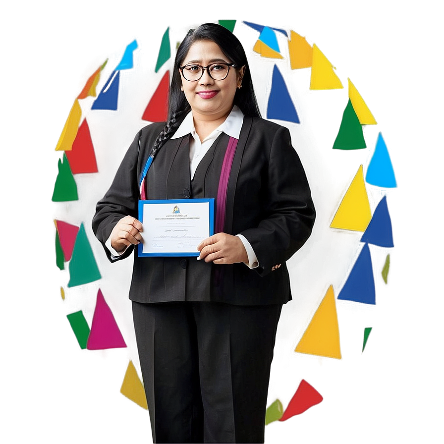 Principal With Certificate Png 86