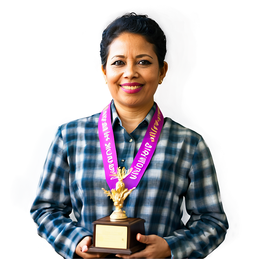 Principal With Trophy Png 9