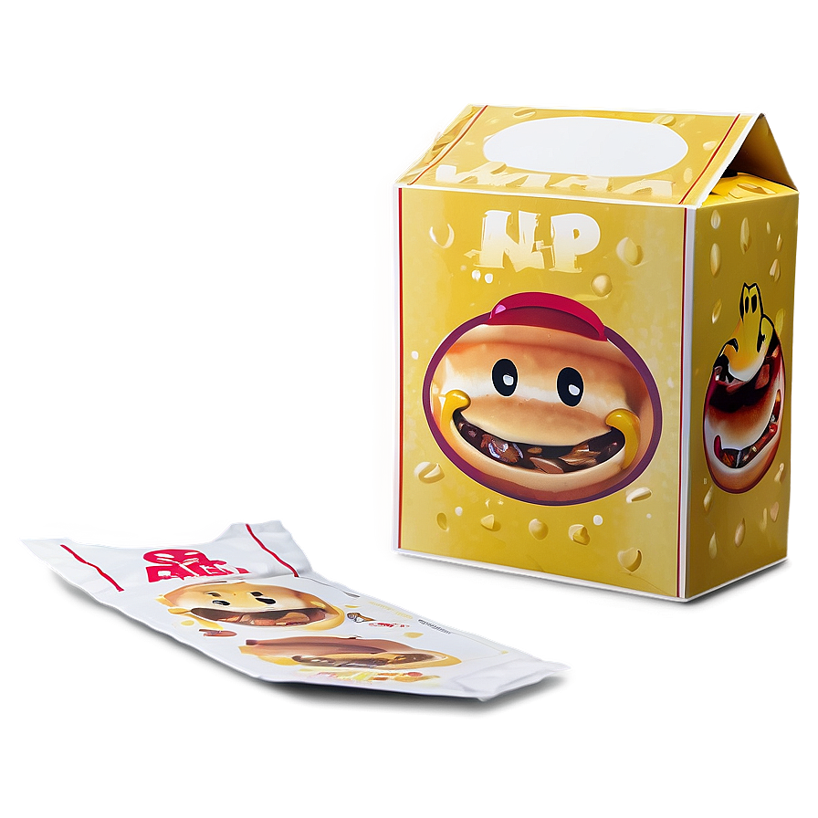 Printable Happy Meal Box Template Png Eab