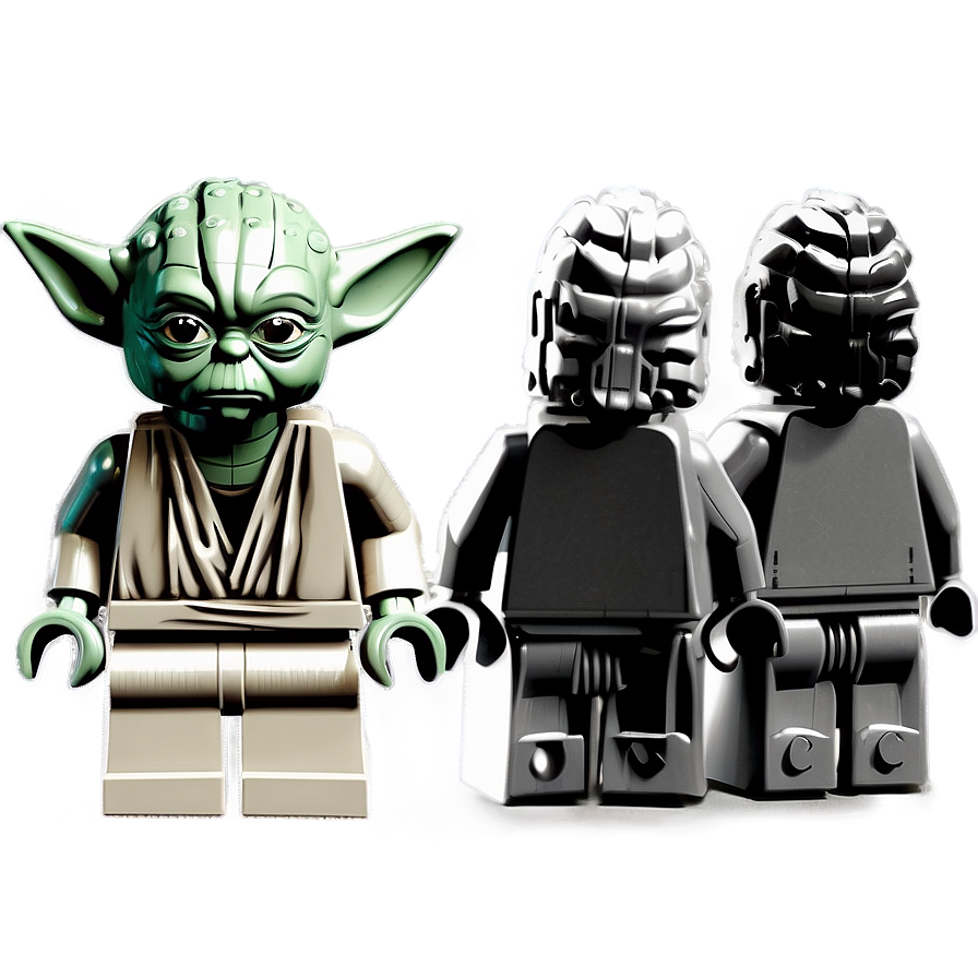 Printable Lego Yoda Blueprint Png 42