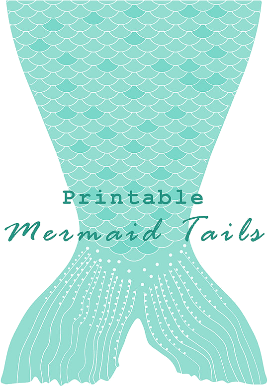 Printable Mermaid Tail Clipart