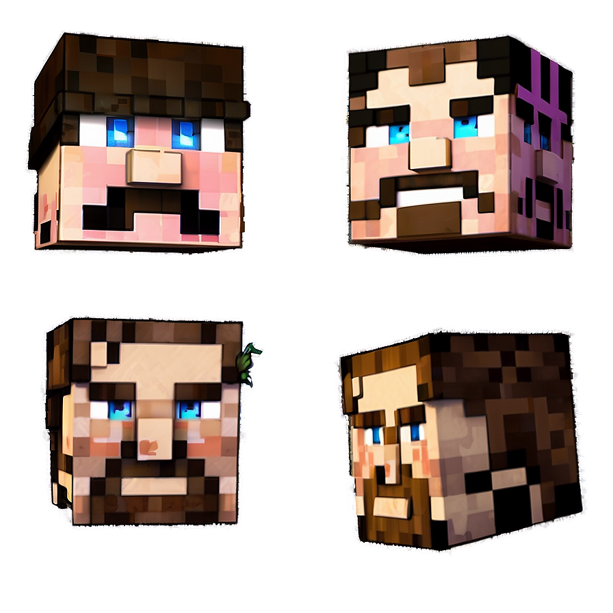 Printable Minecraft Steve Head Png Lrv73