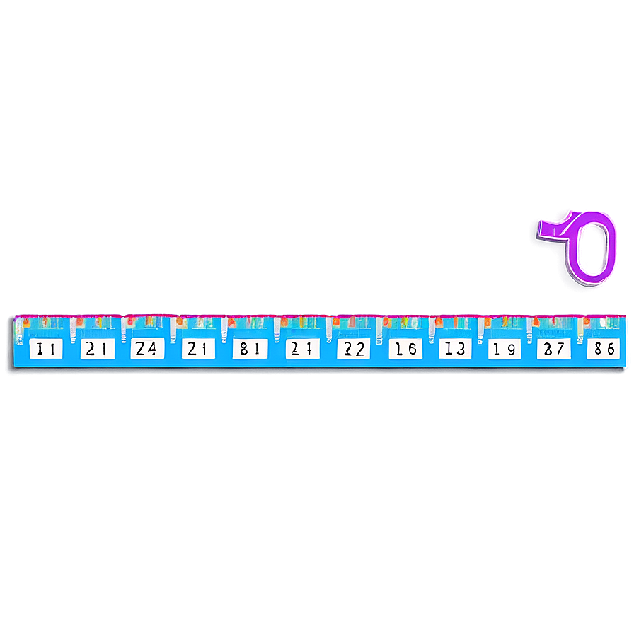 Printable Number Line For Desk Png 06132024