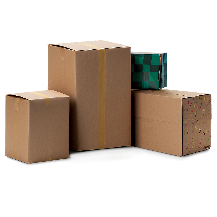 Printed Cardboard Package Png Oqd47