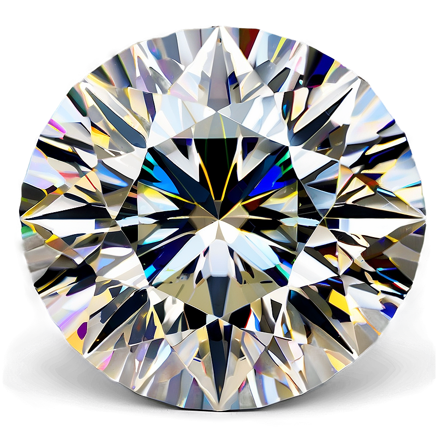 Pristine Round Diamond Png 86