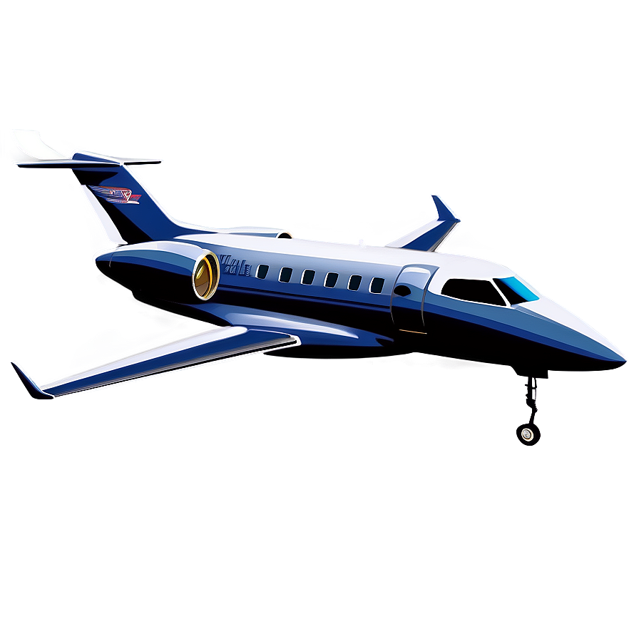 Private Jet Illustration Png Jci80