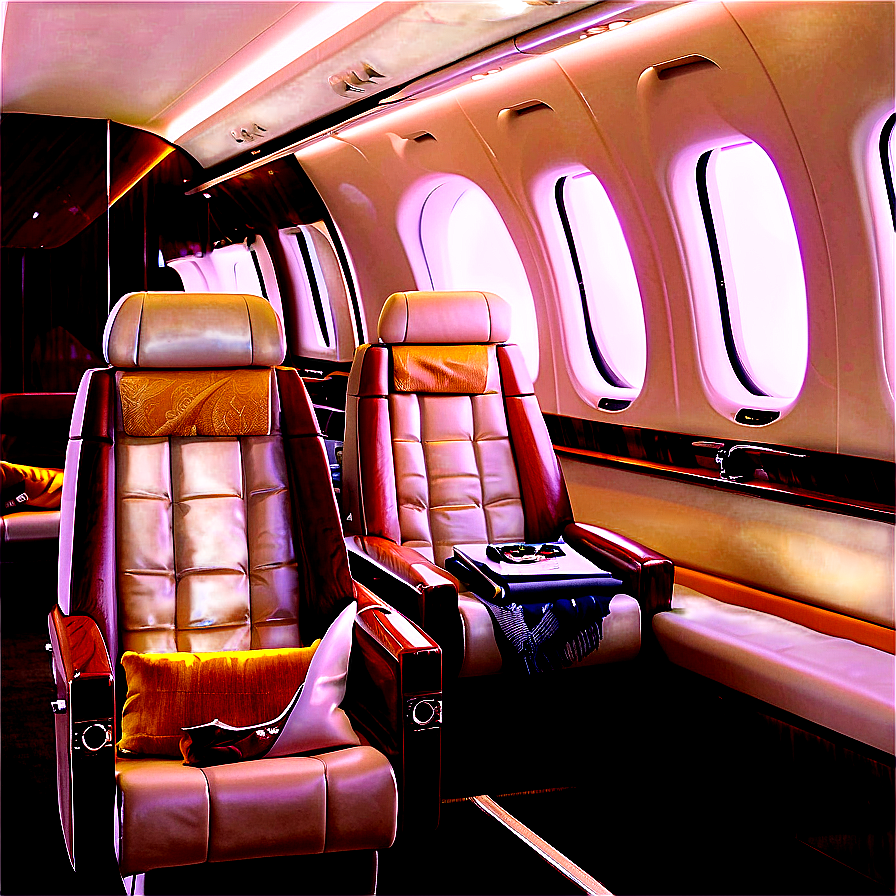 Private Jet Interior Png Qyt