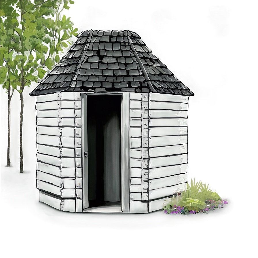 Private Outdoor Outhouse Png Kxn37