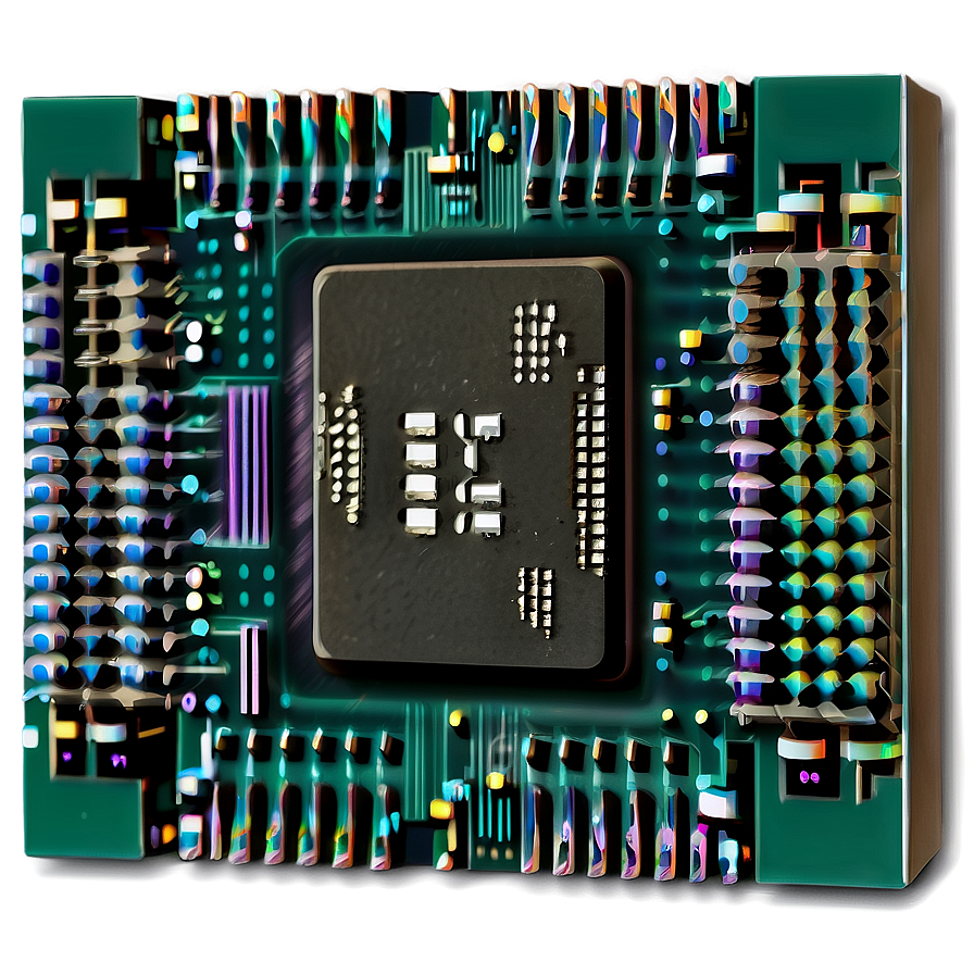 Processor Chip Icon Png 9