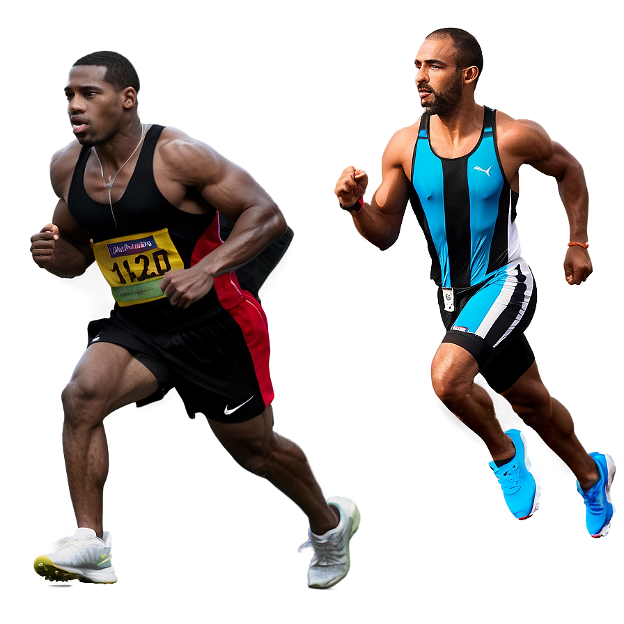 Professional Athlete Running Png Ufx