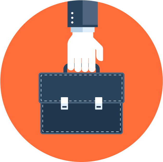 Professional Briefcase Graphic