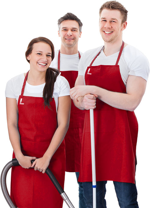 Professional Cleaning Team Portrait