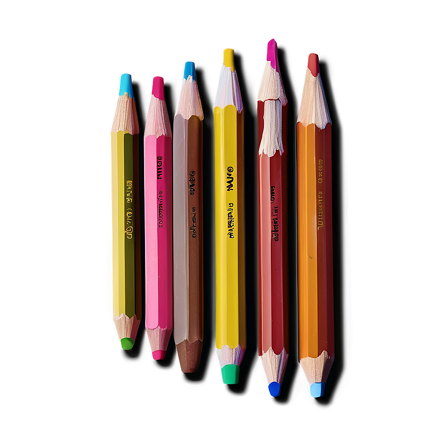 Professional Colored Pencils Png Cui