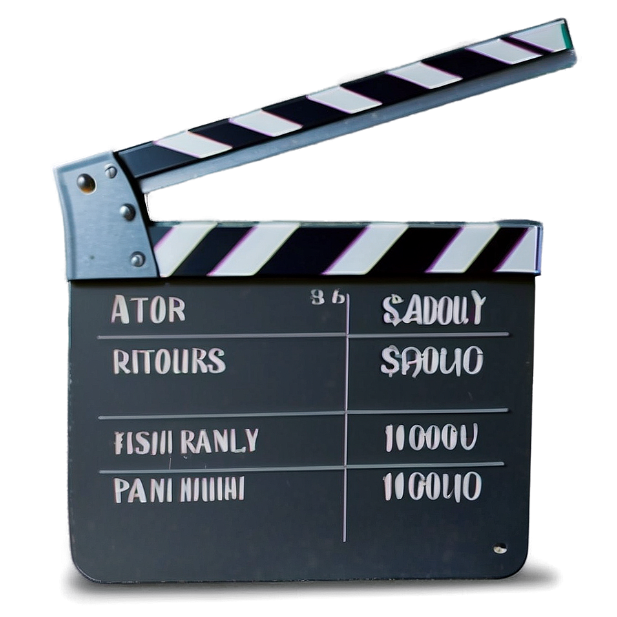 Professional Film Slate Image Png Rwh