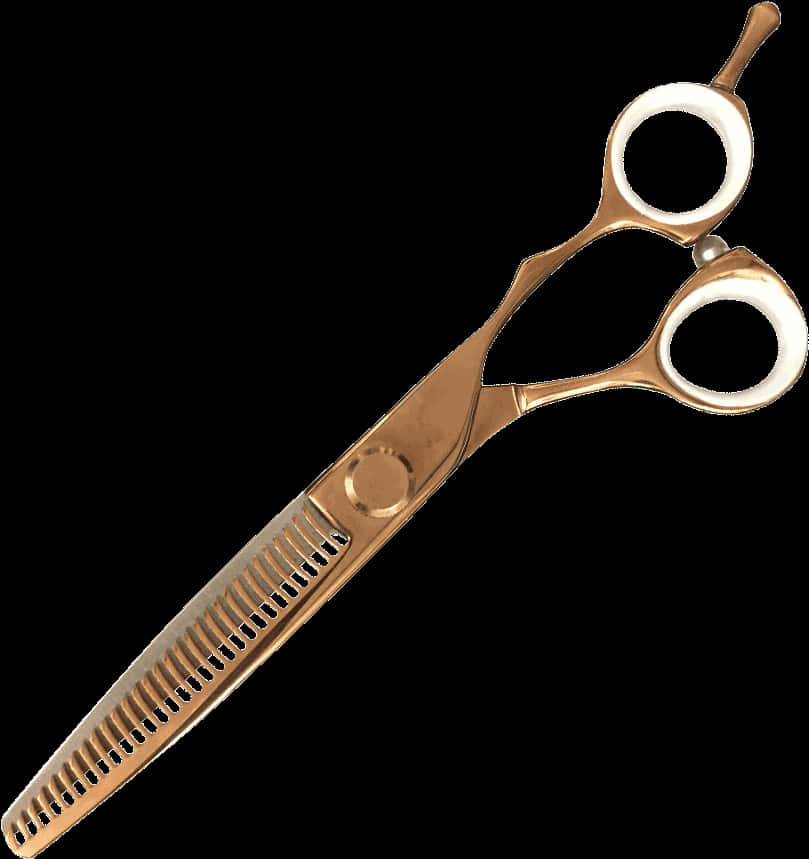 Professional Golden Thinning Scissors