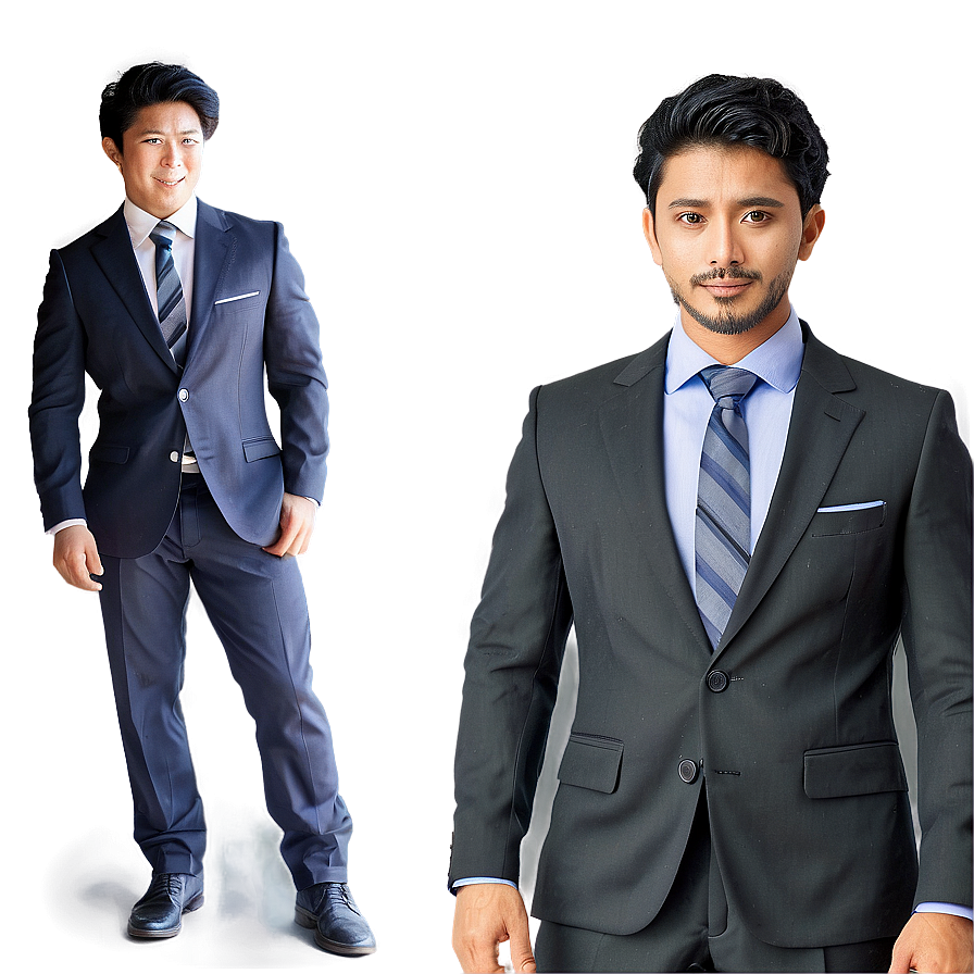 Professional Man Standing In Suit Png 05252024