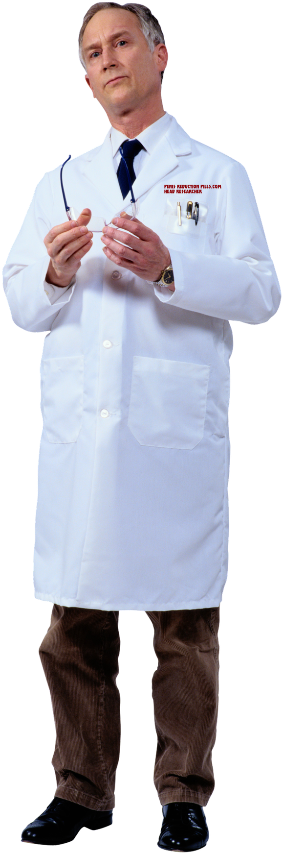 Professional Manin White Lab Coat