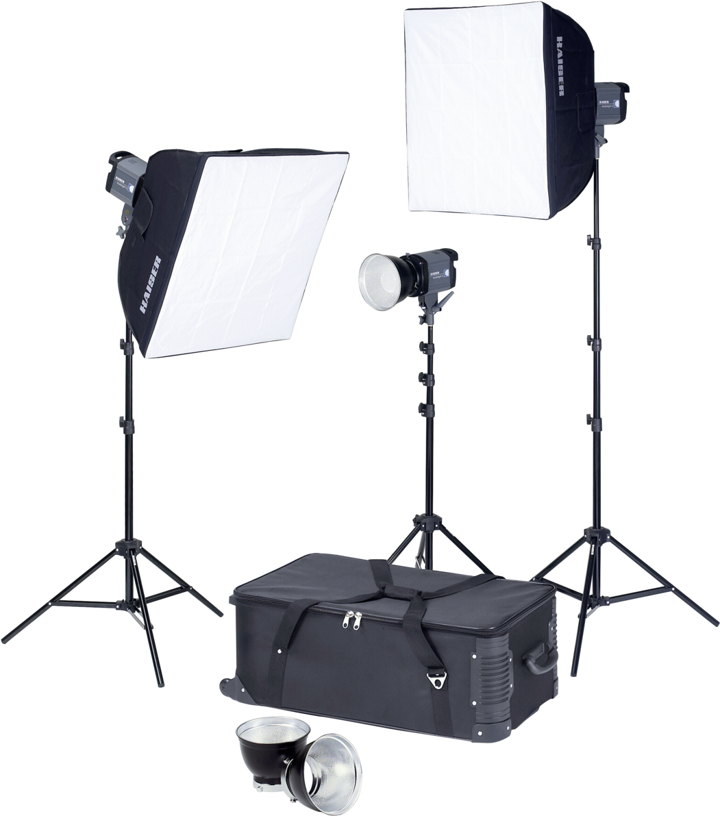 Professional Photography Lighting Equipment Setup