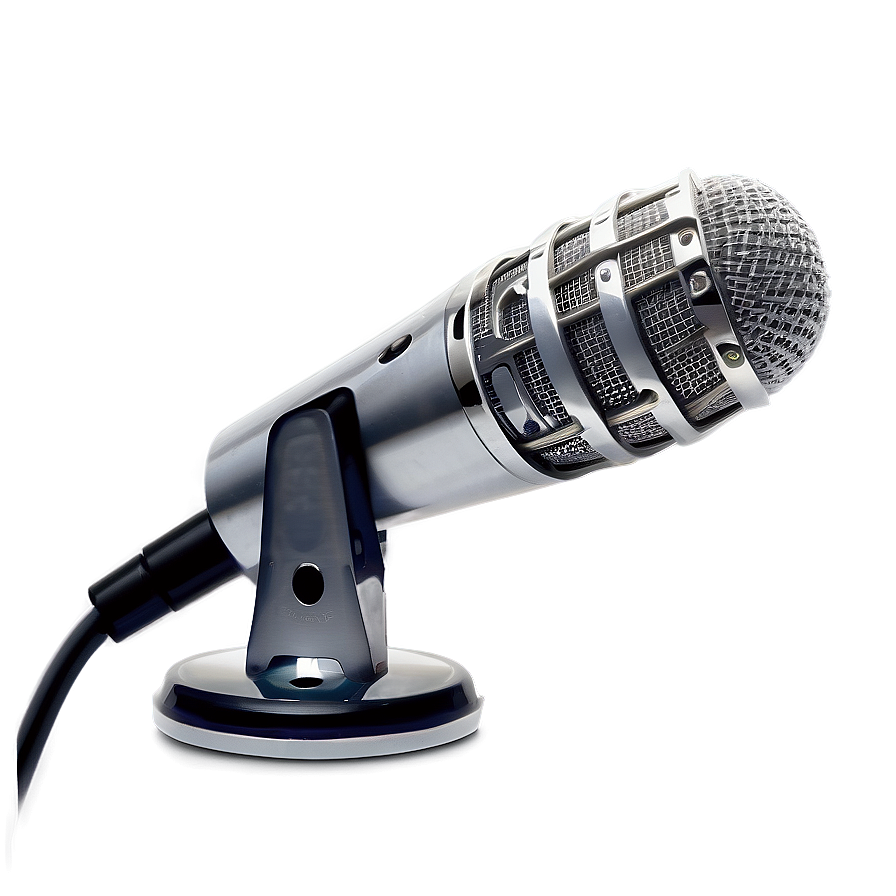 Professional Podcast Microphone Png 06122024