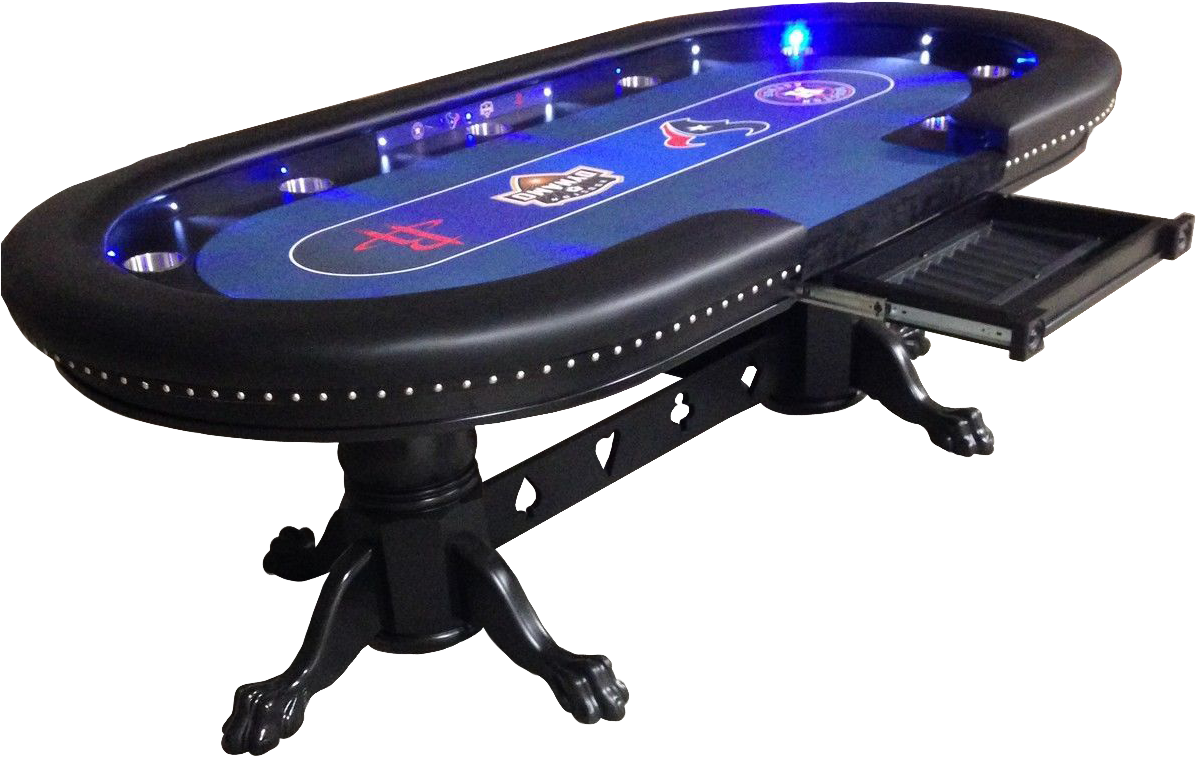 Professional Poker Tablewith Lights