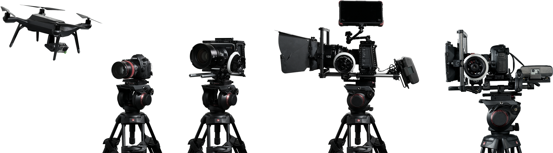 Professional Video Production Equipment Lineup