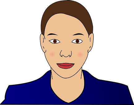 Professional Woman Vector Portrait